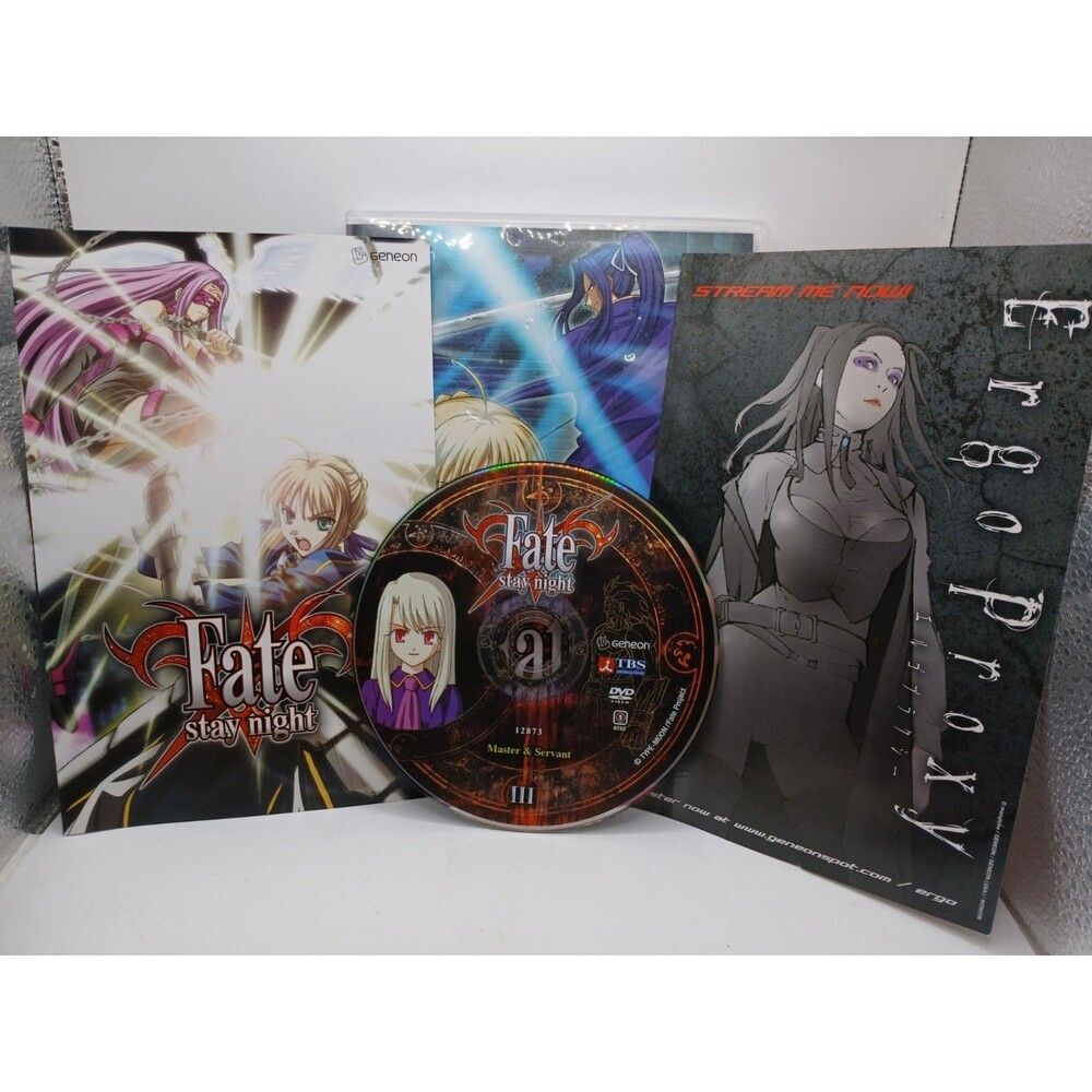 Fate/Stay Night: Master & Servant Japanese Anime TV (DVD, 2013)